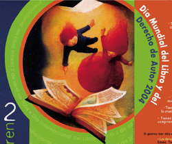 Detalle folleto D�a Mundial del Libro y del Derecho de Autor